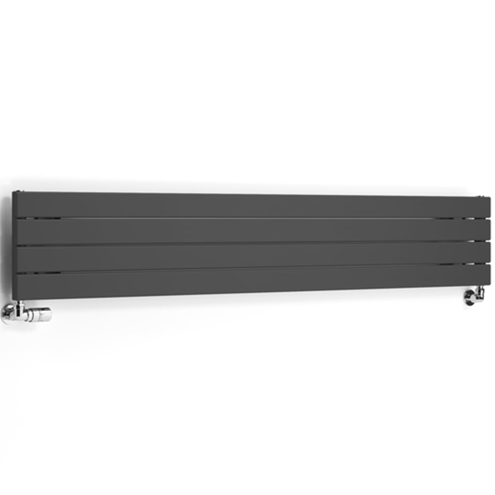 Terma Forte 1780 BTU Metallic Grey Single Panel Radiator 1800 x 292mm Image 4