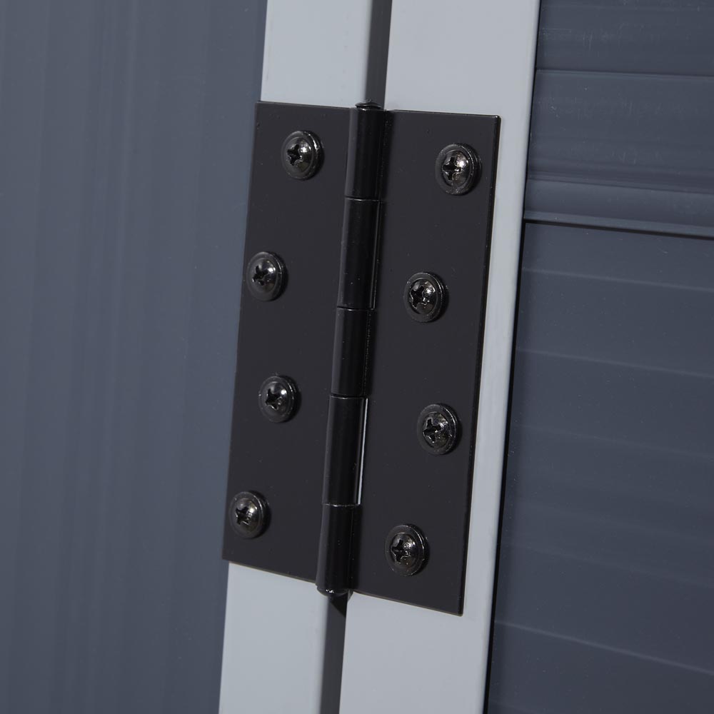 Airevale 4X6 Plastic Shed - Dark Grey Image 2