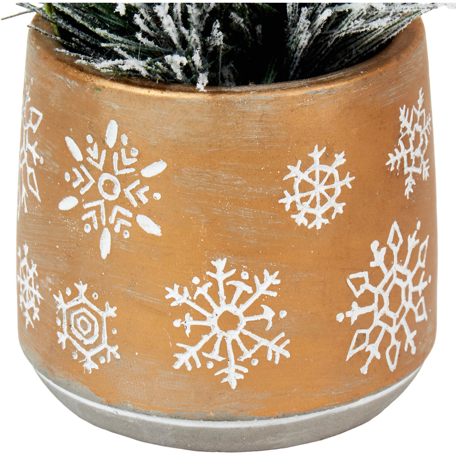 Christmas Potted Floristry Arrangement - Green or Orange Image 7