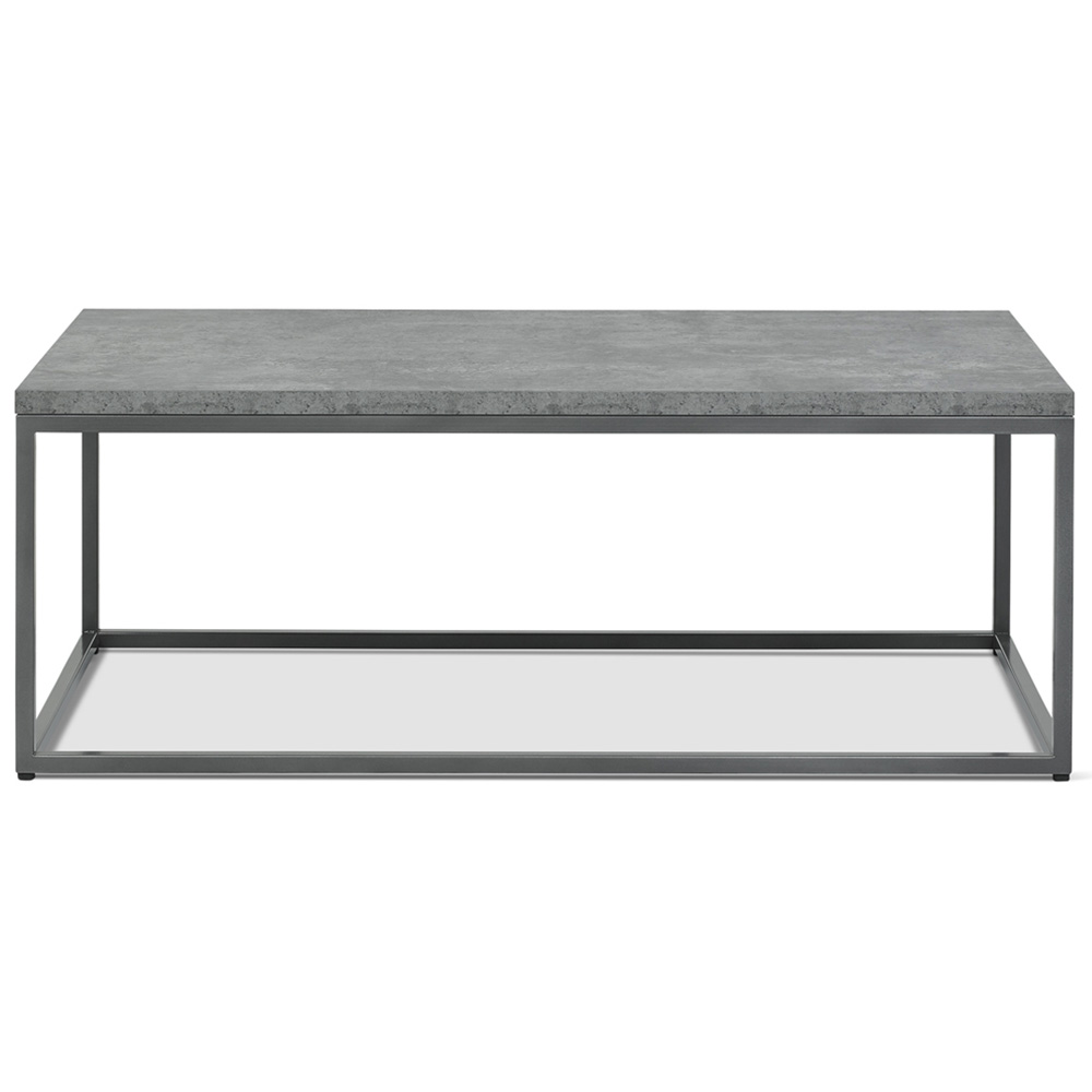 Bentley Designs Renzo Zinc and Dark Grey Coffee Table Image 3
