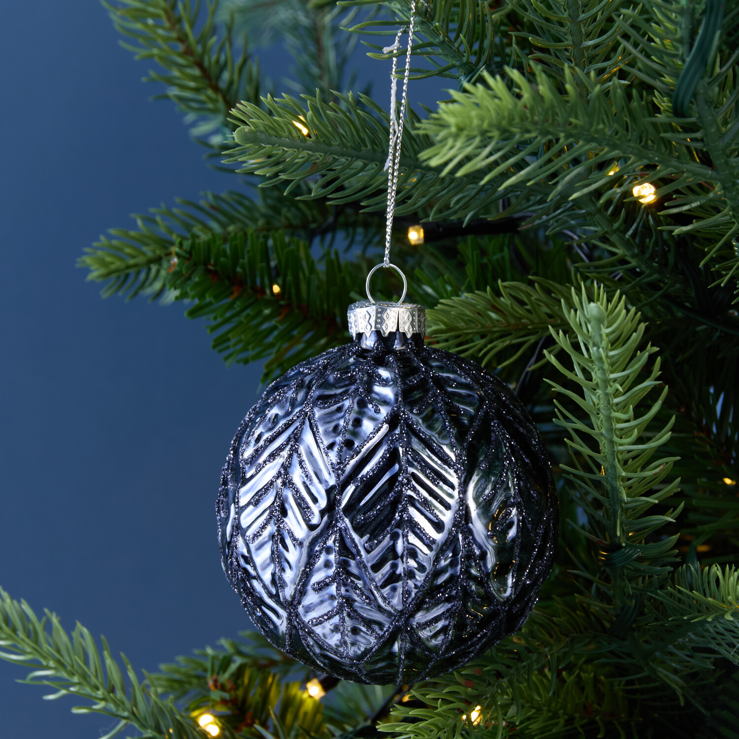 Embellished Glitter Bauble Image 7