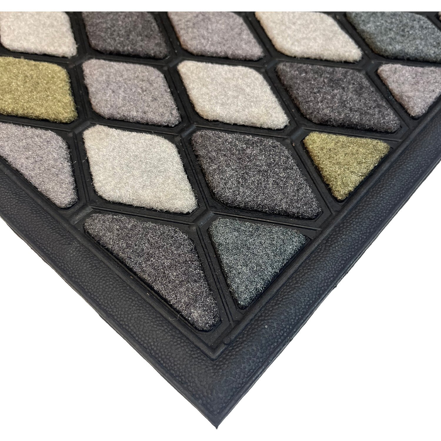 Scrape N Sorb Geometric Doormat Multicolour Image 5