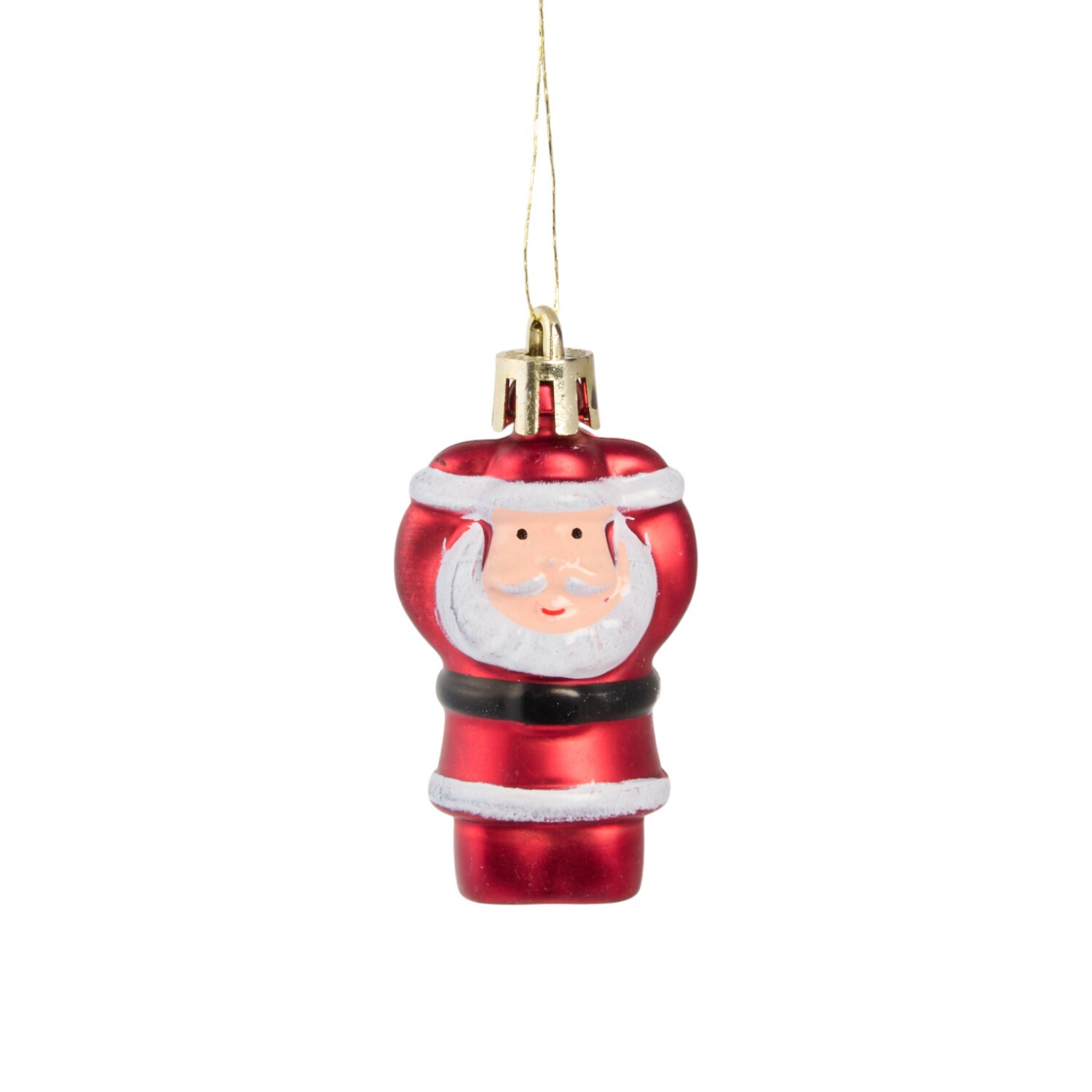 Pack of 10 Santa Baubles Red Image 4