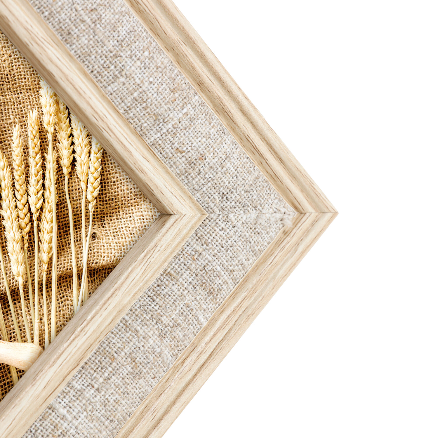 Whitstable Linen Effect Frame - Brown / 6 x 4 inch Image 2