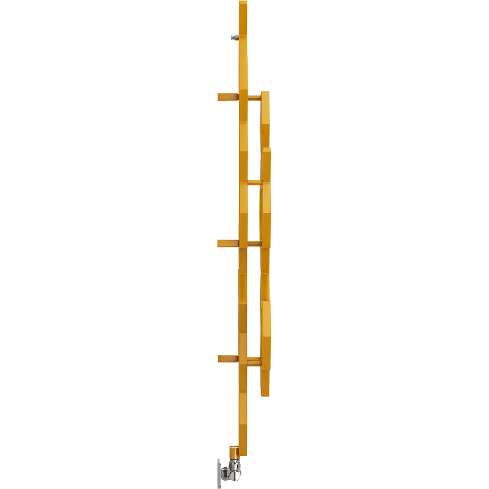 Terma Hex 1180 BTU Mustard Radiator 1220 x 486mm Image 4