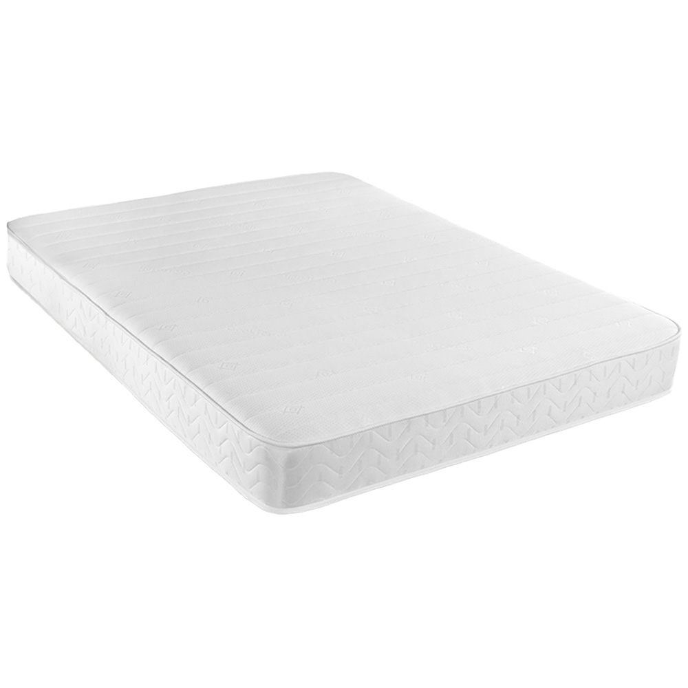 Starlight Beds King White Straight Line Memory Foam and Spring Mattress Image 1