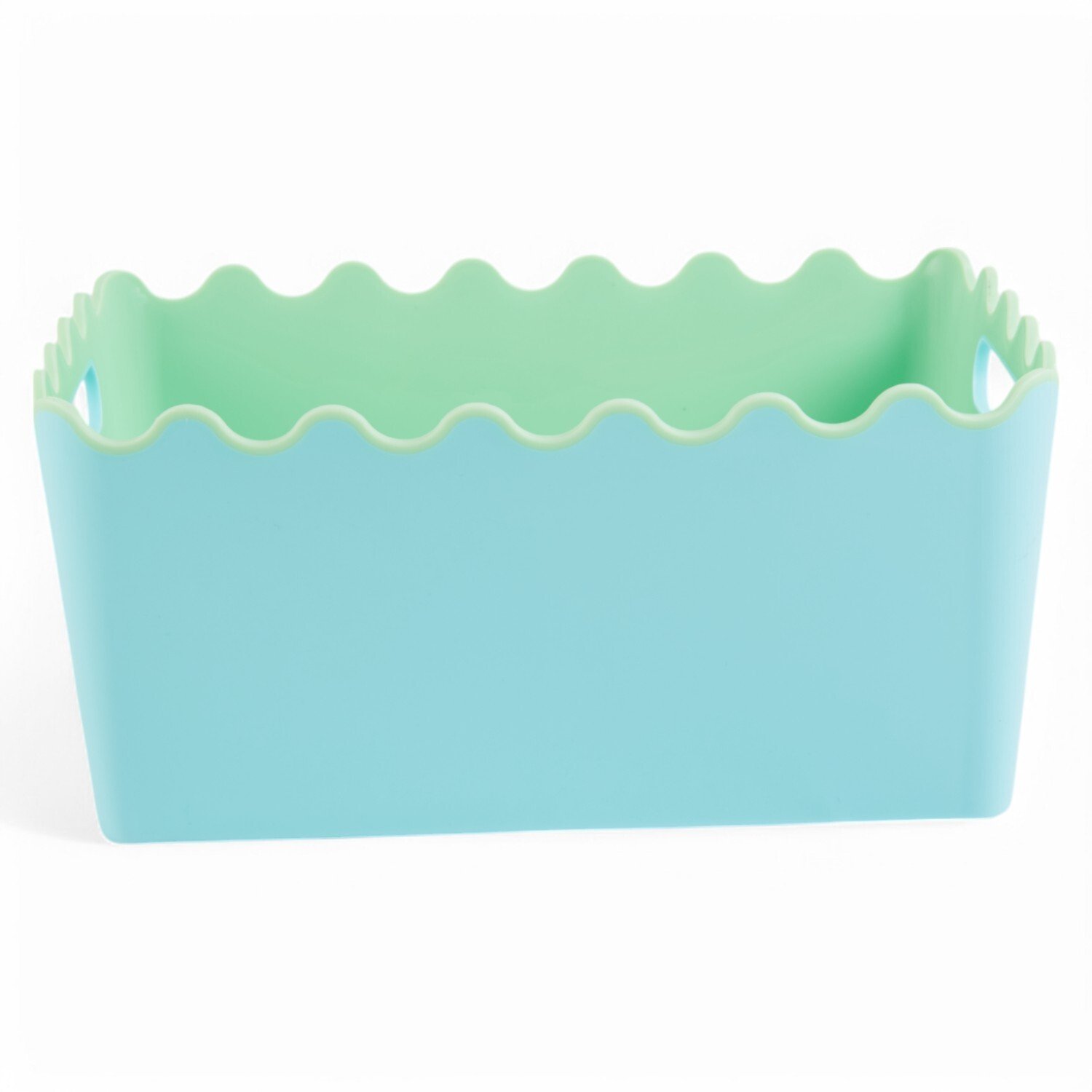 Green Wave Storage Basket  - Green Image 3