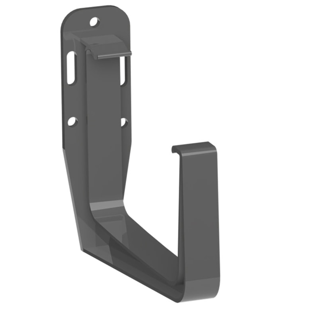 Galeco Square Industrial PVC Gutter Kit Galeco Grey 135mm Image 3