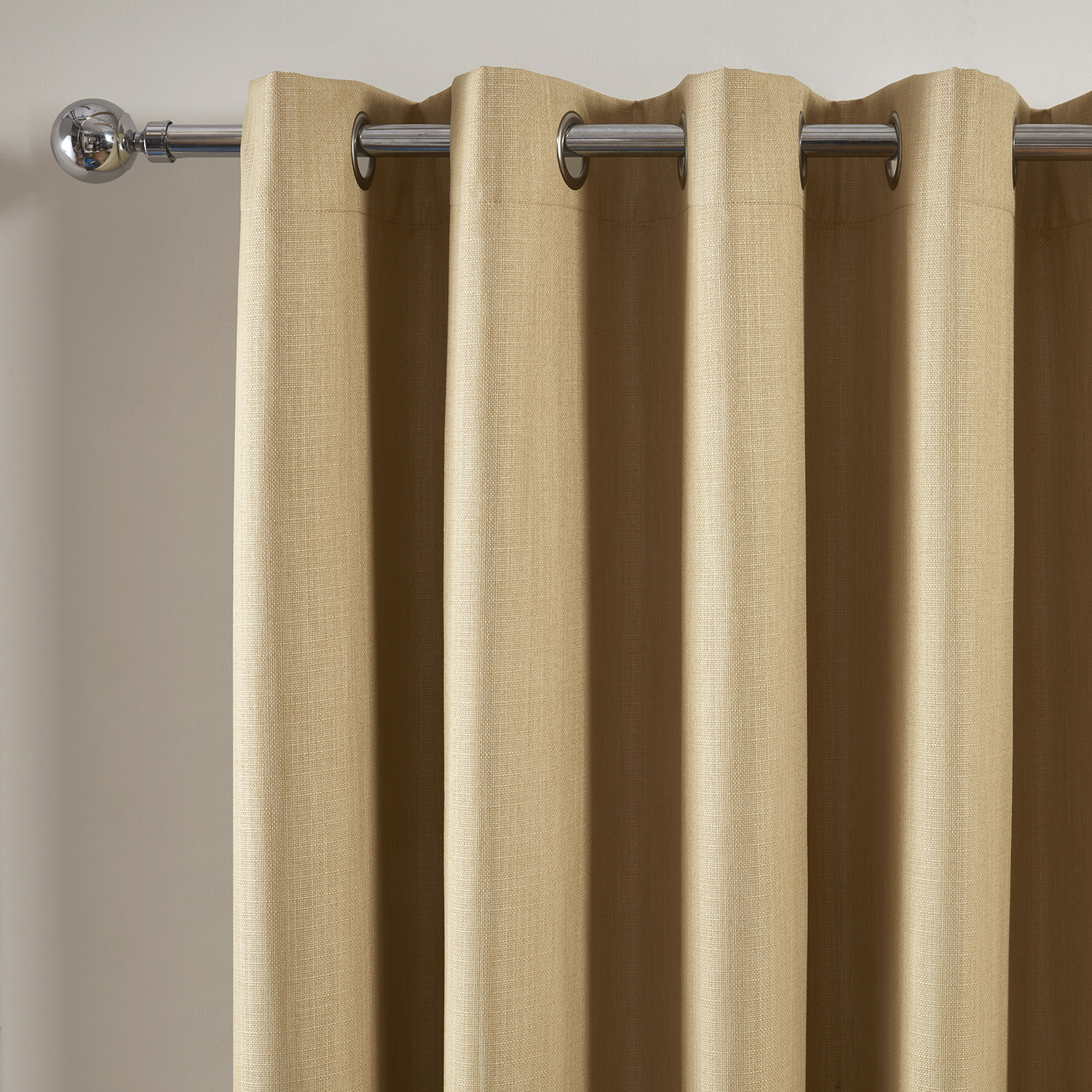 Divante Ochre Hoxton Blackout Eyelet Curtains 229cm Image 3