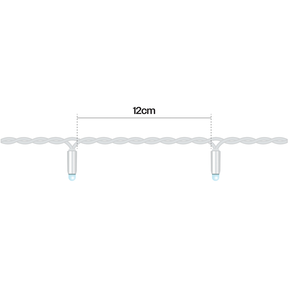 Eagle Connect Warm White LED White String Light 15m Image 6