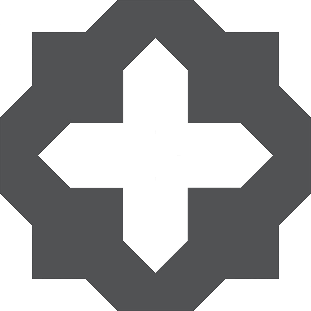 Floorpops Nordic Black and White Peel and Stick Floor Tile 30.48 x 30.48cm 10 Pack Image 2