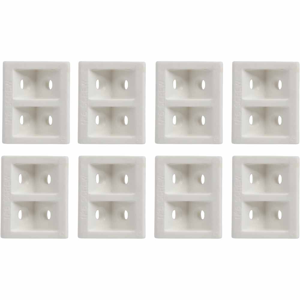 Wilko Rigid Corner Joints 8 Pack Image 3