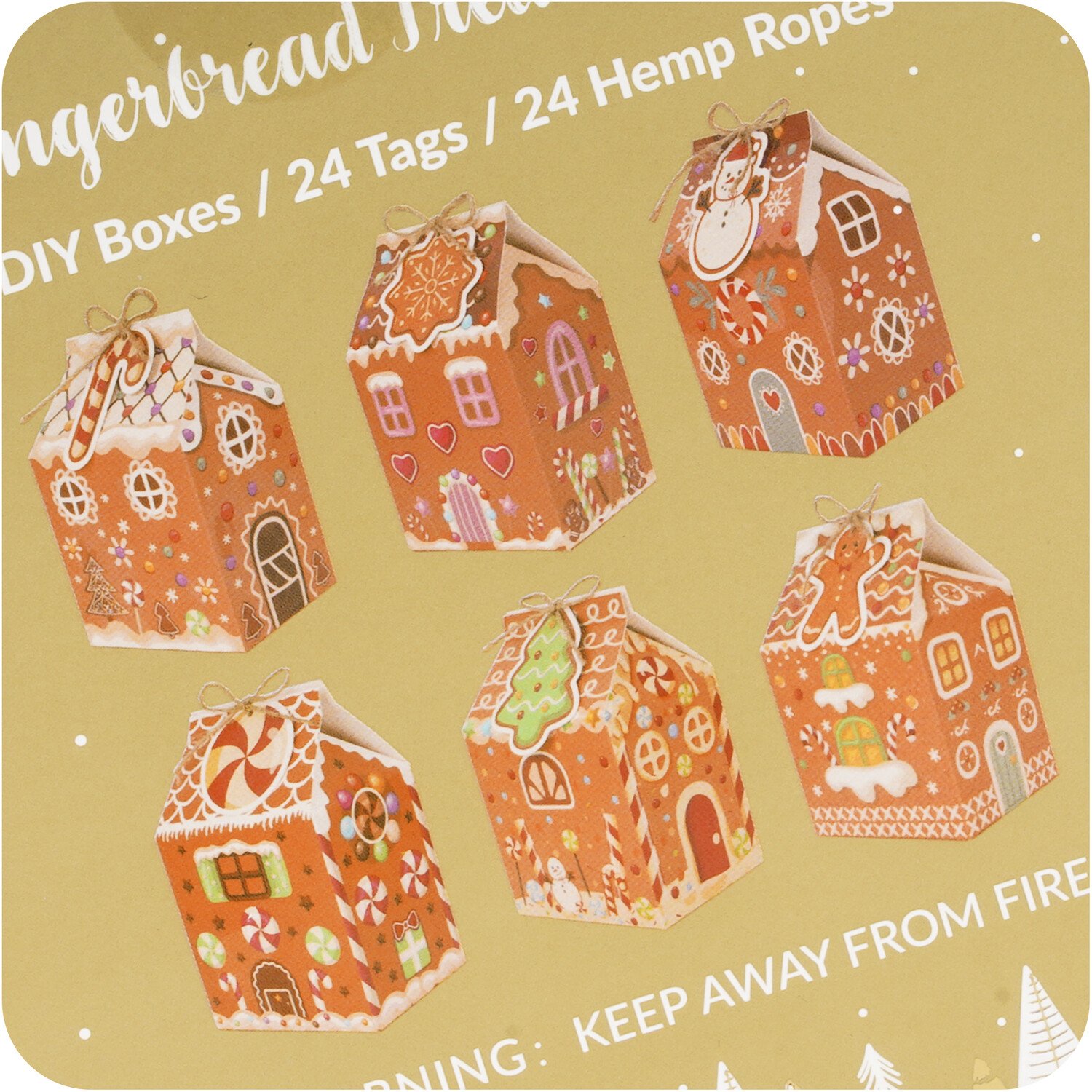 Gingerbread Treat Bags KitBrown Image 4