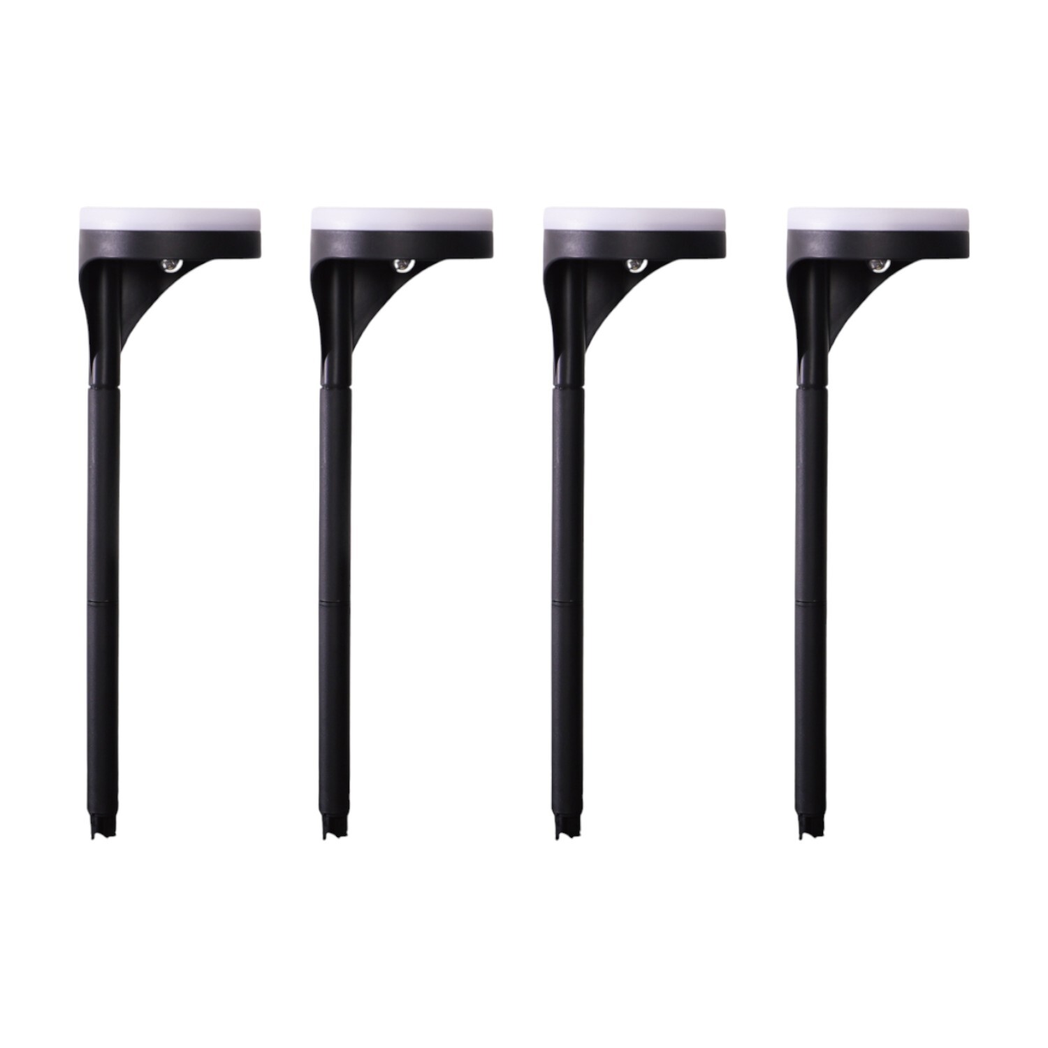 Pack of 4 Solar Arlo Stake Lights Black Image 4