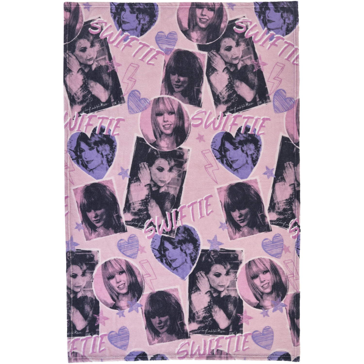 Celebrity Icons Throw Pink Image 2