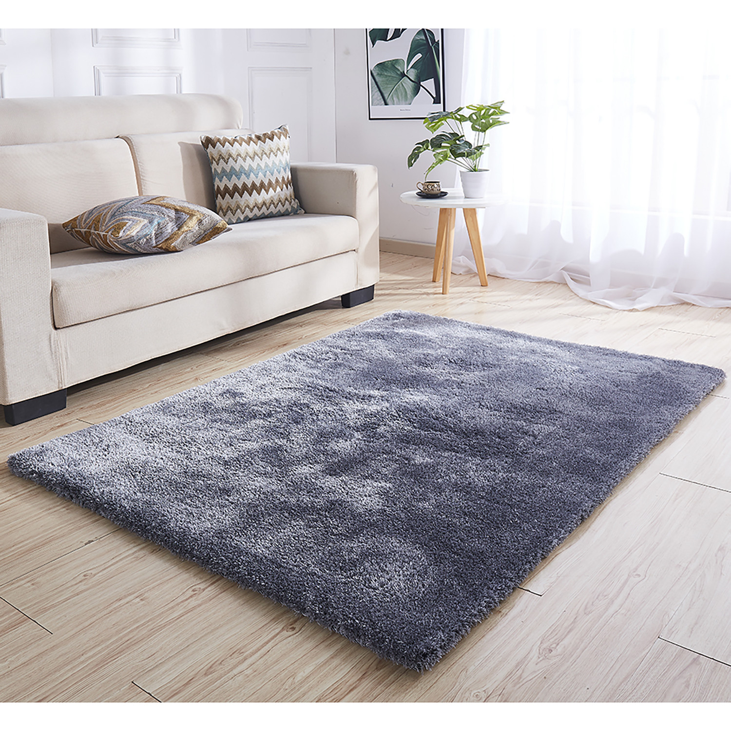 Deluxe Shaggy Rug - 140cm Image 2