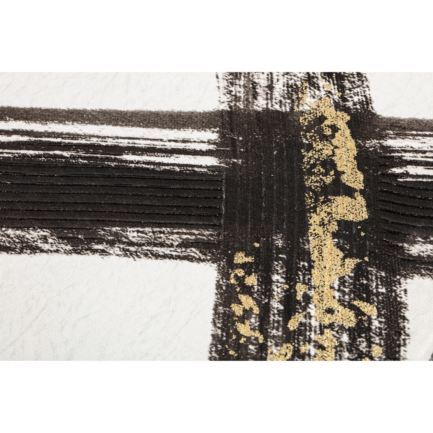 Brushstroke Gold Foil Wall Art Image 7