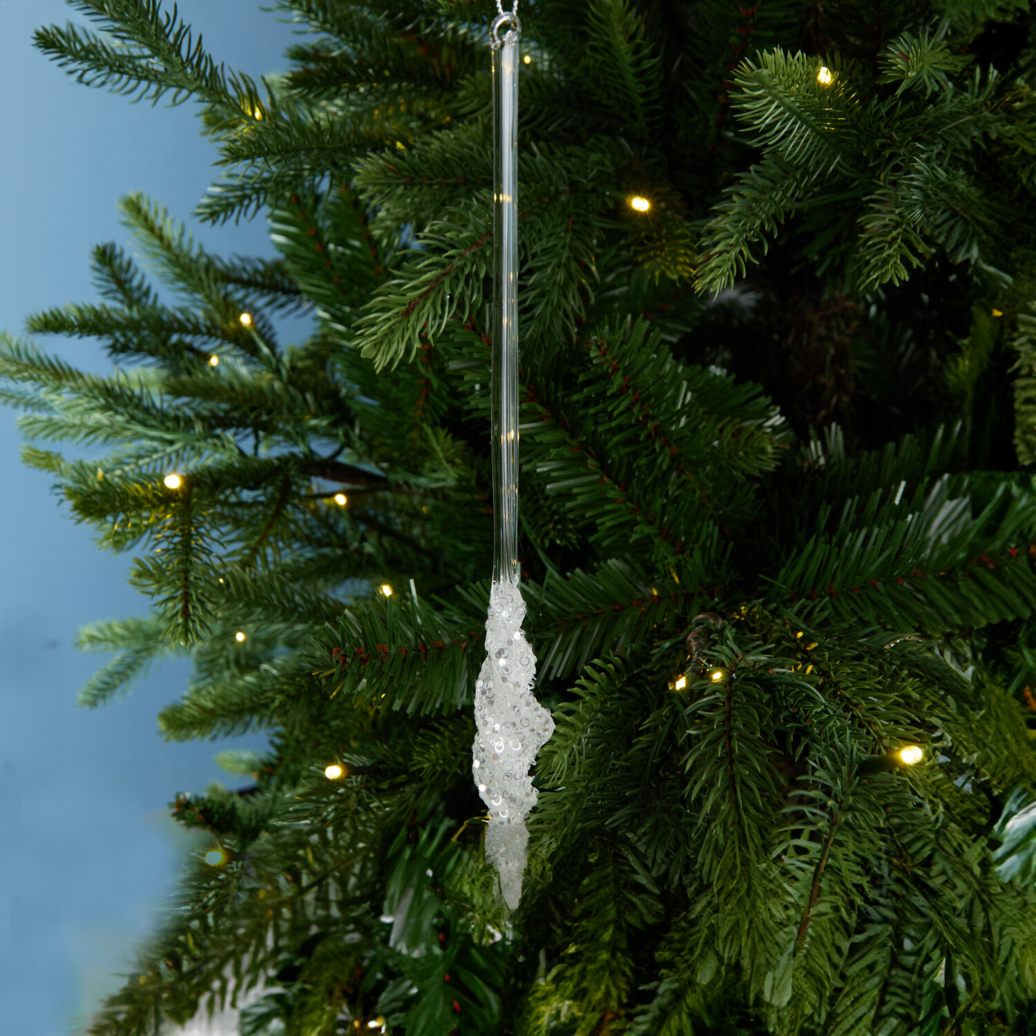 Swirl Sequin Droplet White Image 2