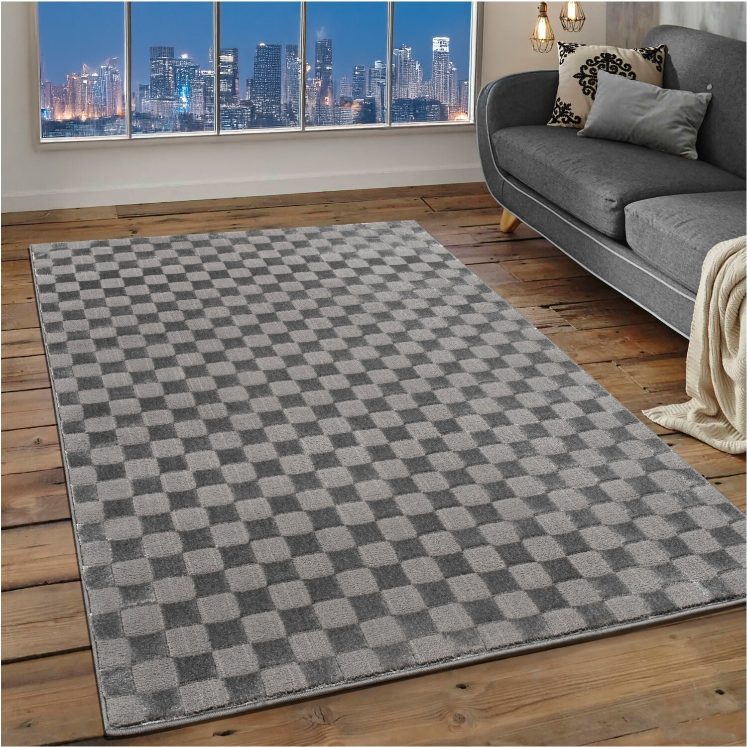 Boutique Rug Grey 170cm Image 2