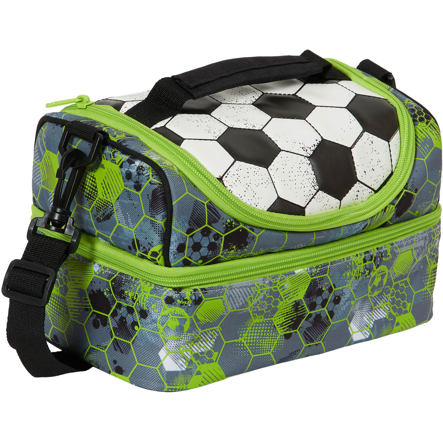 Football Lunch Bag - Green Image 2