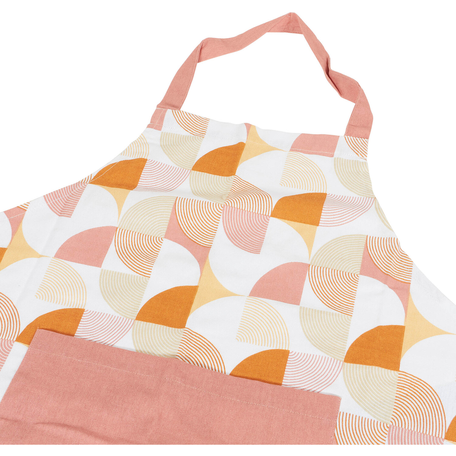 My Home Pink Geo Print Apron - Pink Image 3