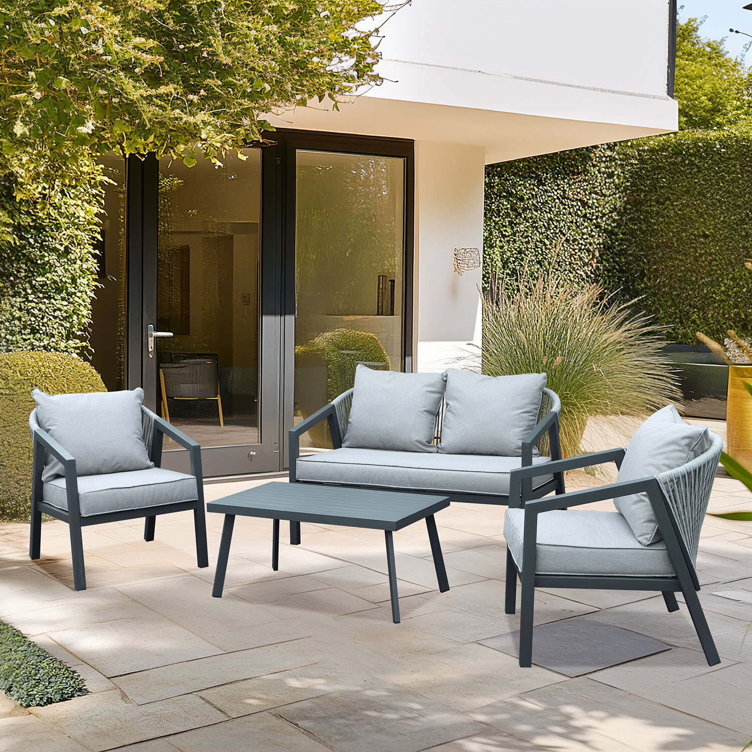 Eleanor Sofa Set - Grey Image 2