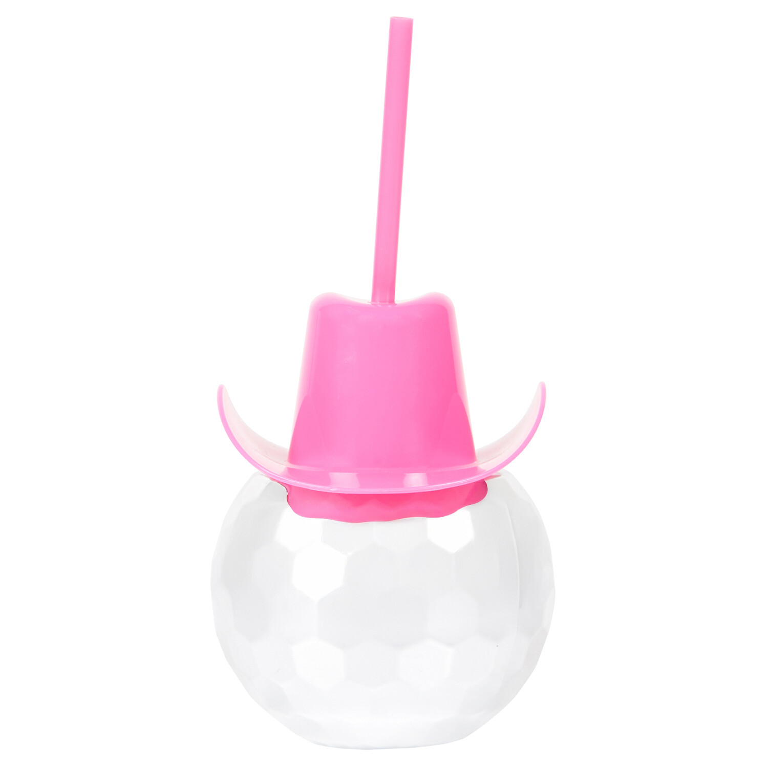 Cowboy Disco Bottle - Pink and Silver Image 1