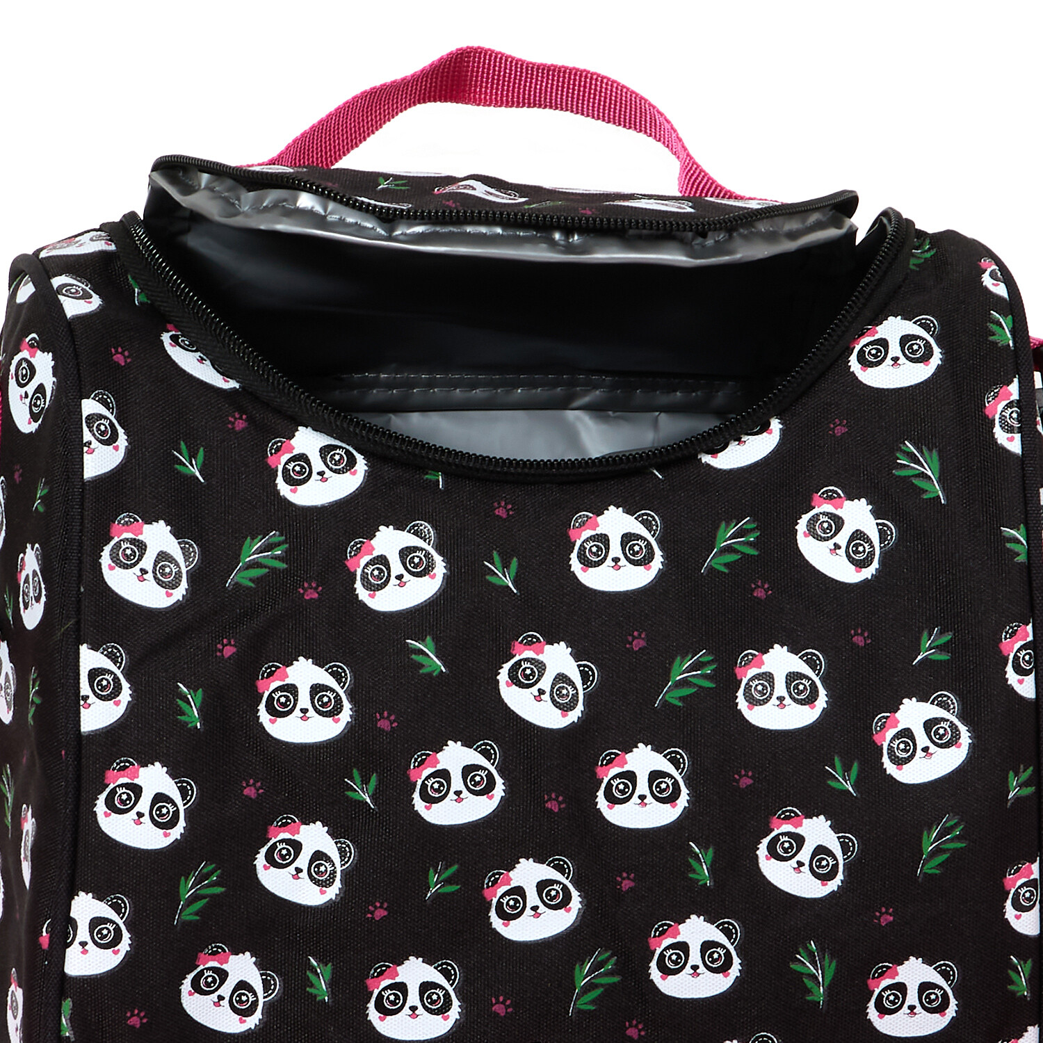 Panda Lunch Bag - Black Image 4