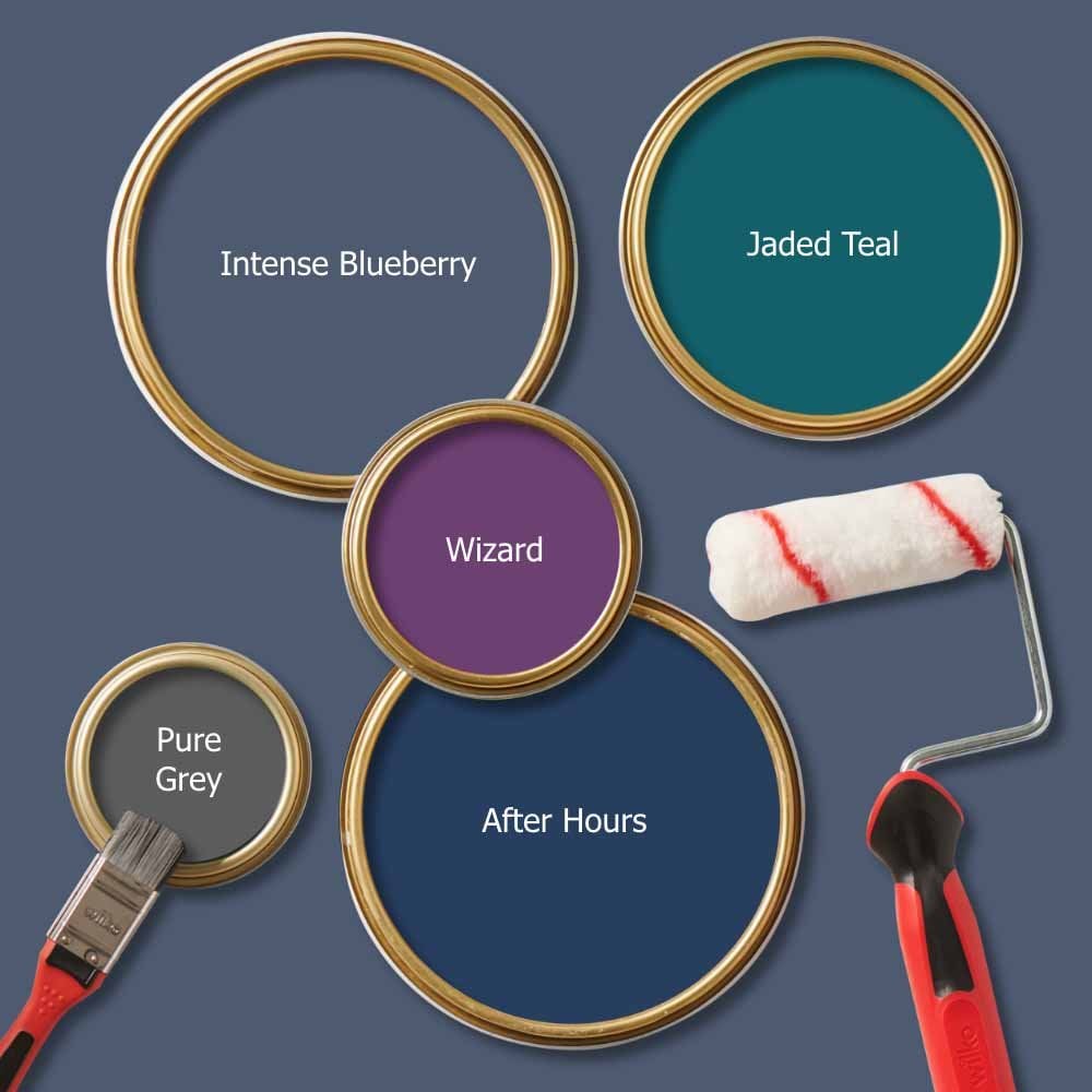 Wilko Tough & Washable Intense Blueberry Matt Emulsion Paint 2.5L Image 6