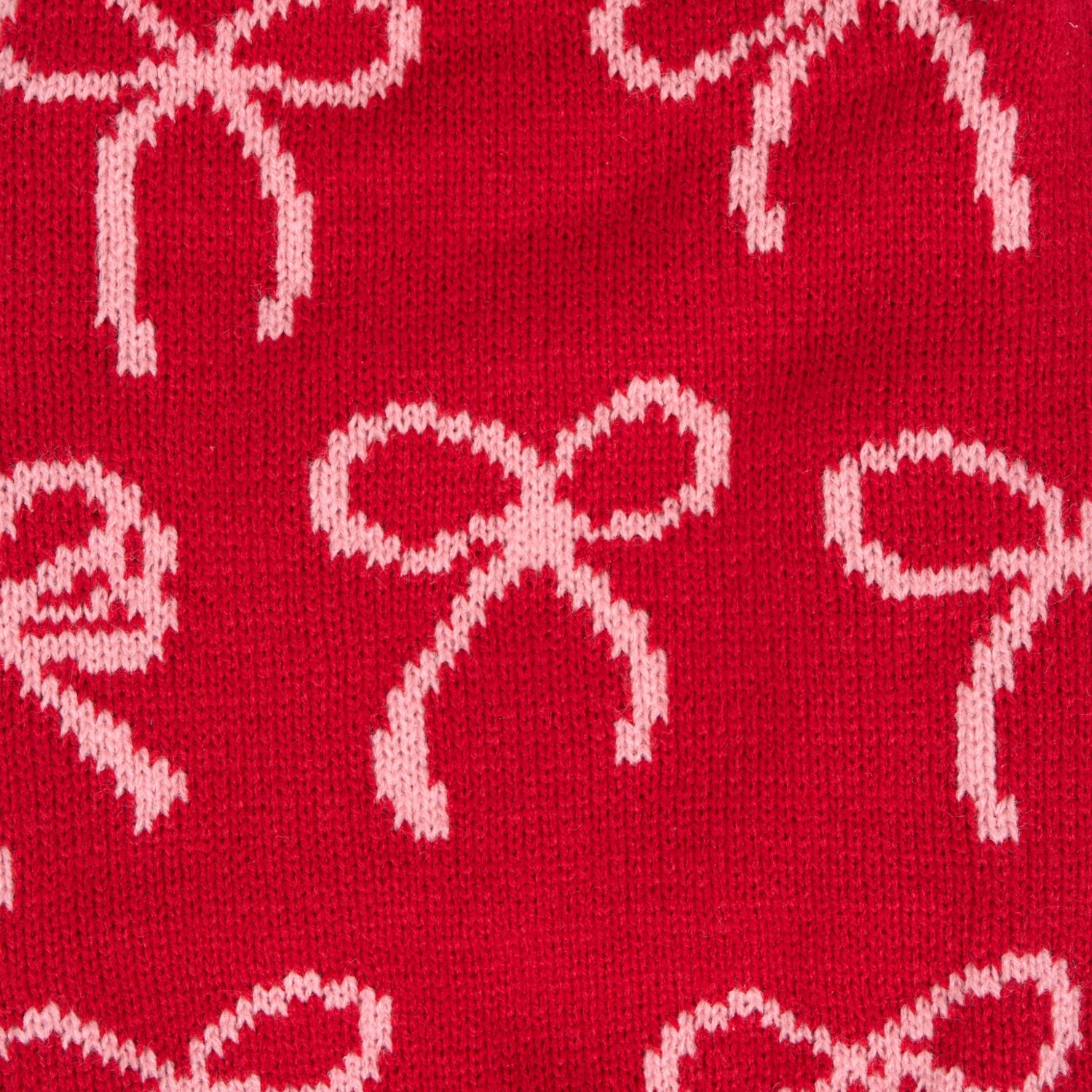 Winter Bow Dog Jumper Red L Image 4