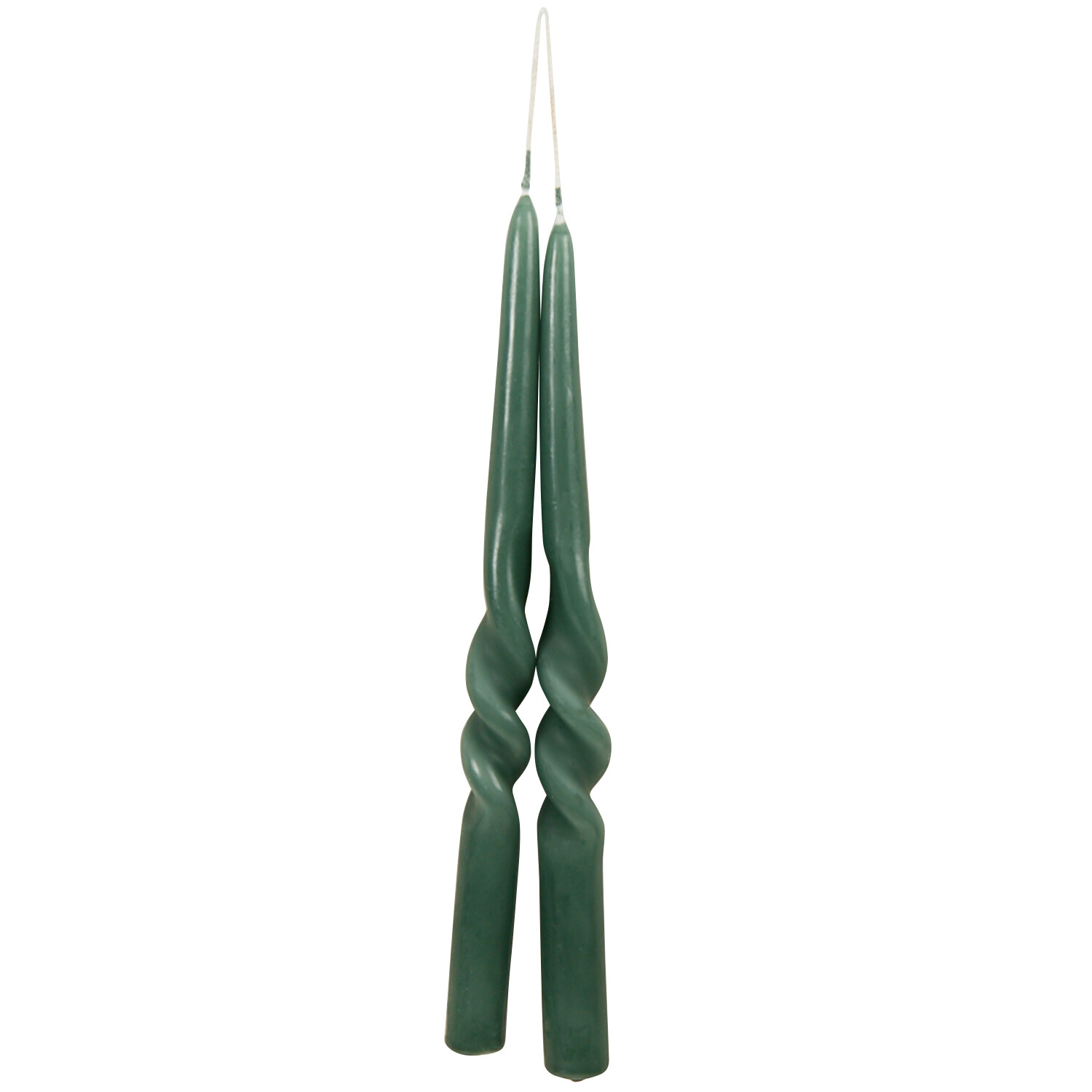 Set of 2 Nordic Twist Taper Candles - Multicolour Image 10