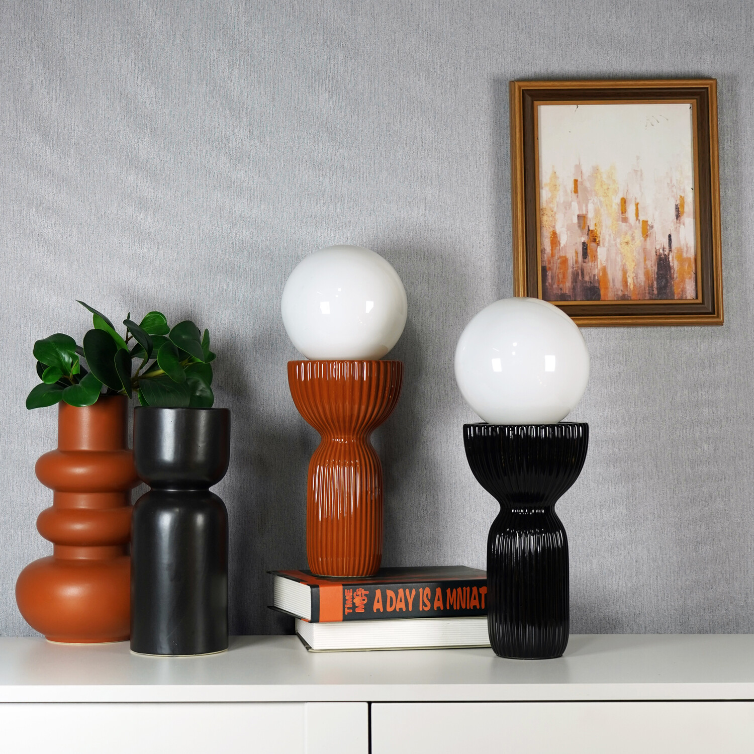 Evren Table Lamp - Black Image 2
