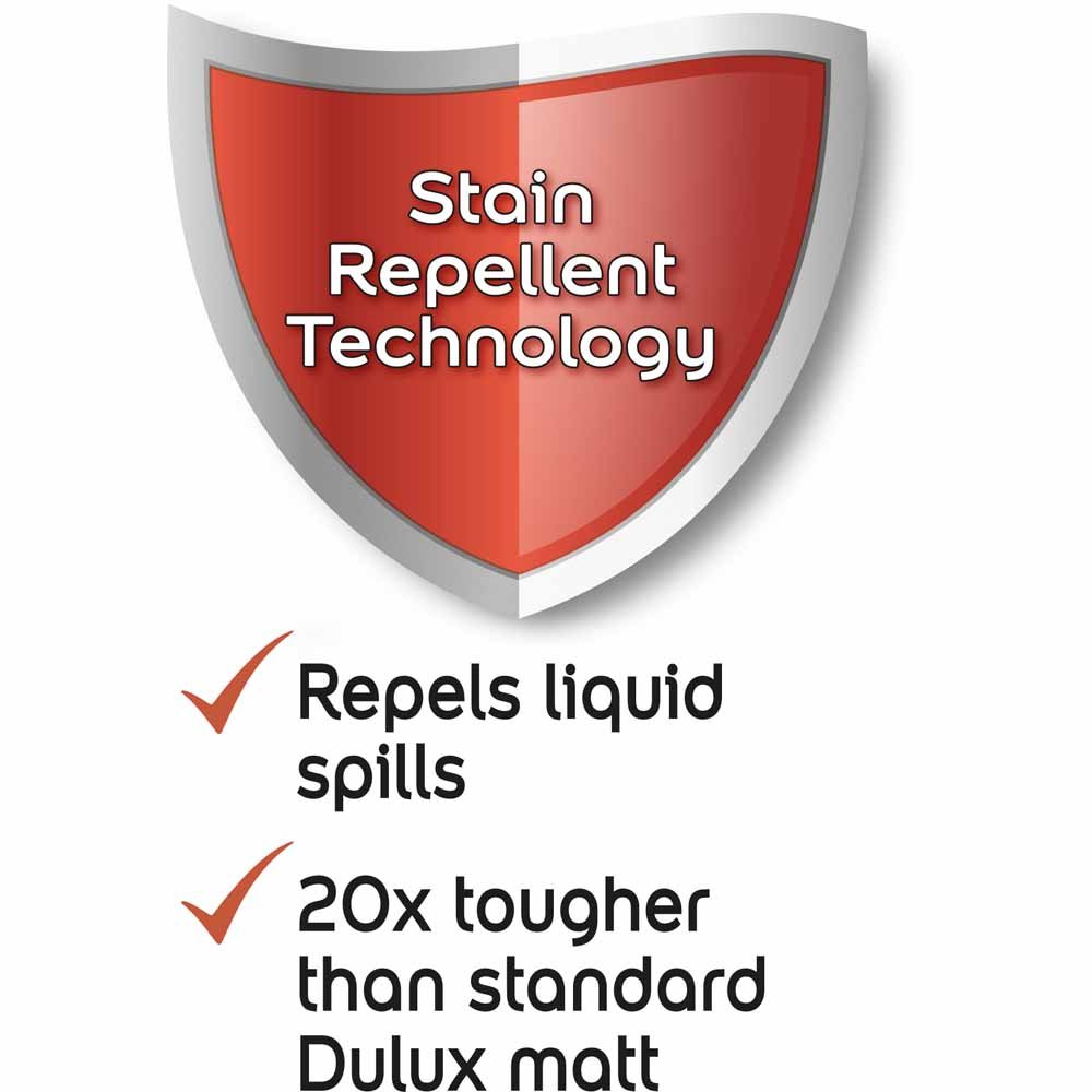 Dulux Easycare Washable & Tough Bright Skies Paint Matt Emulsion Paint 2.5L Image 4