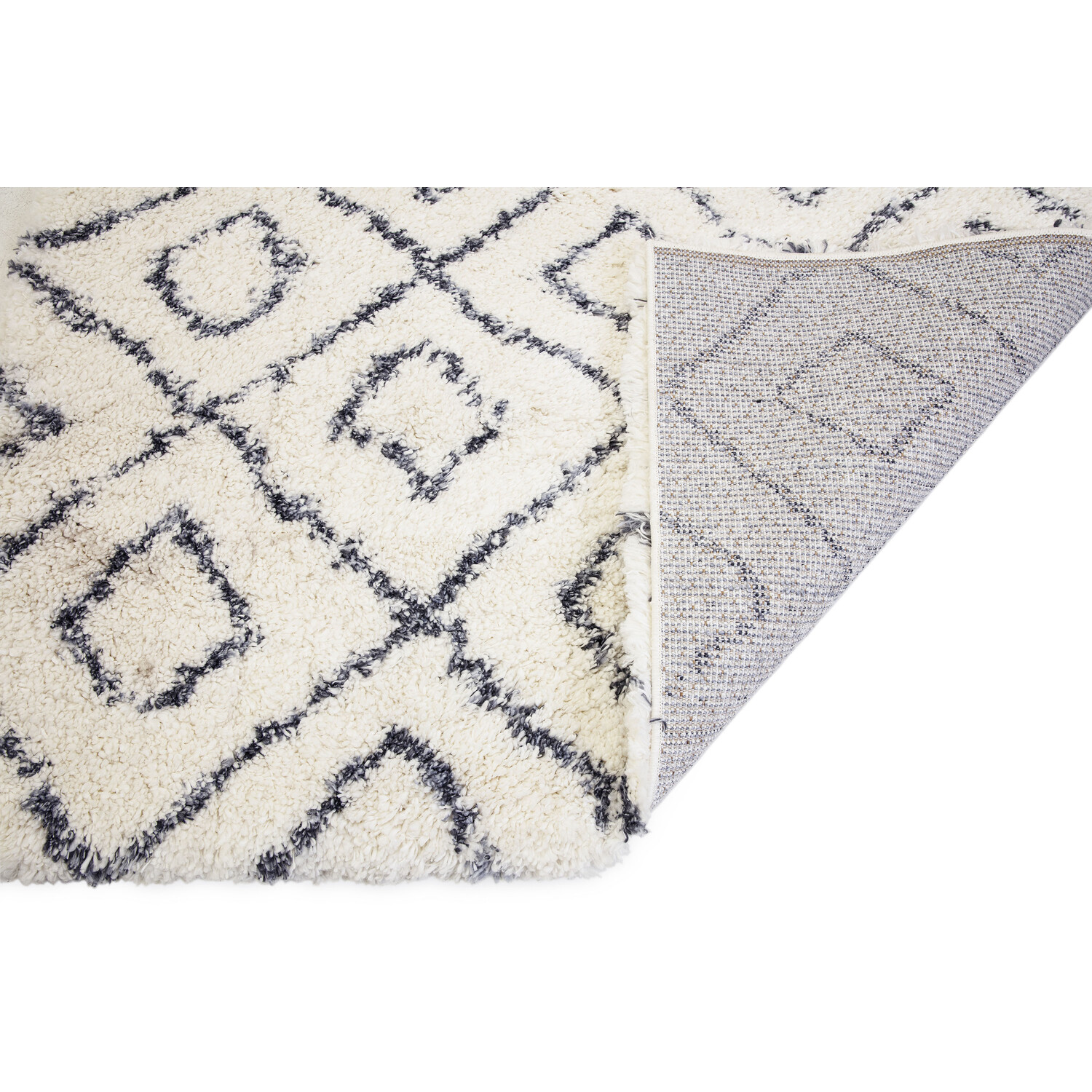 Alto Rhombus Rug - Cream / Small Diamond / 66cm Image 4