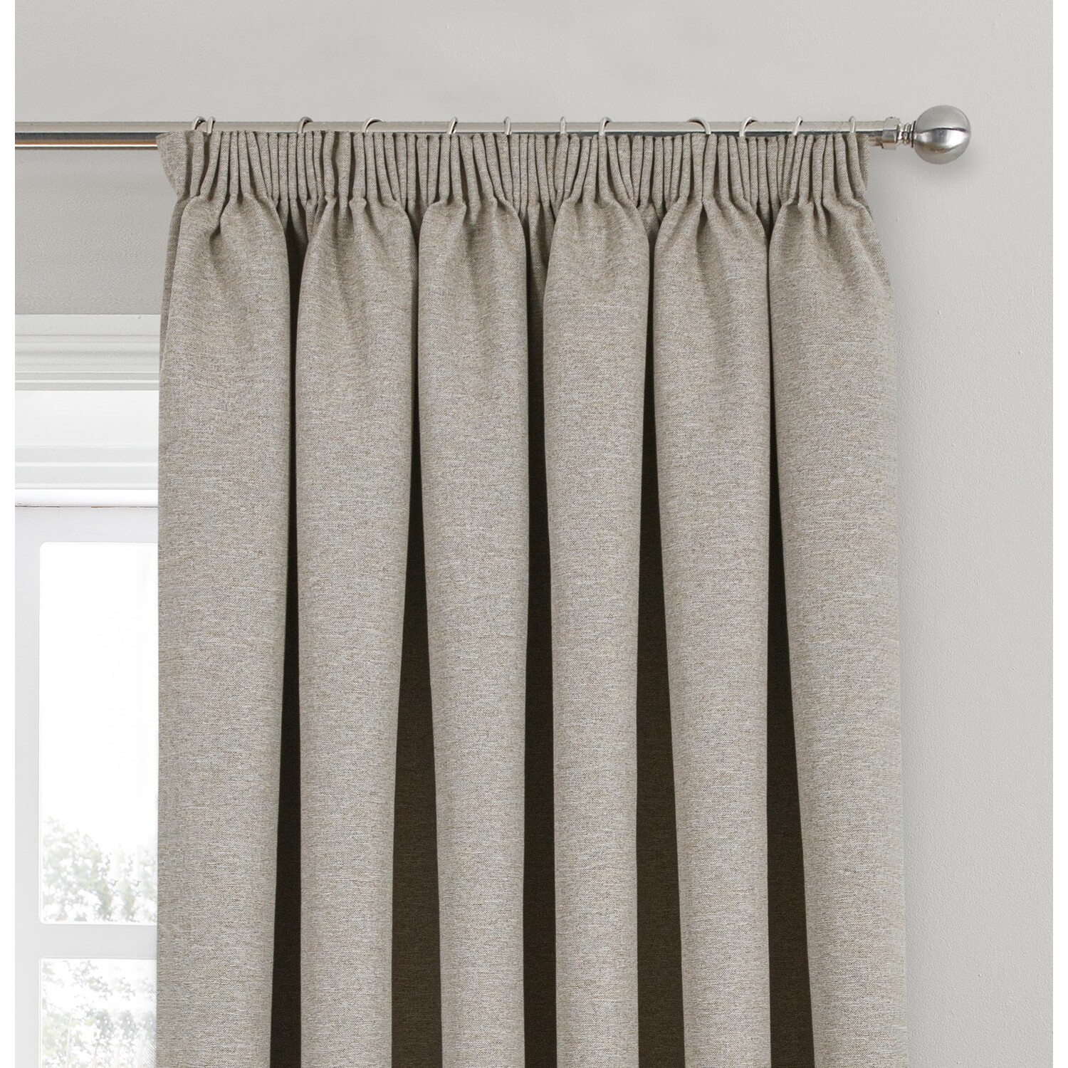Divante Dusk Blackout Thermal Curtains - Natural / 168cm / 183cm Image 3