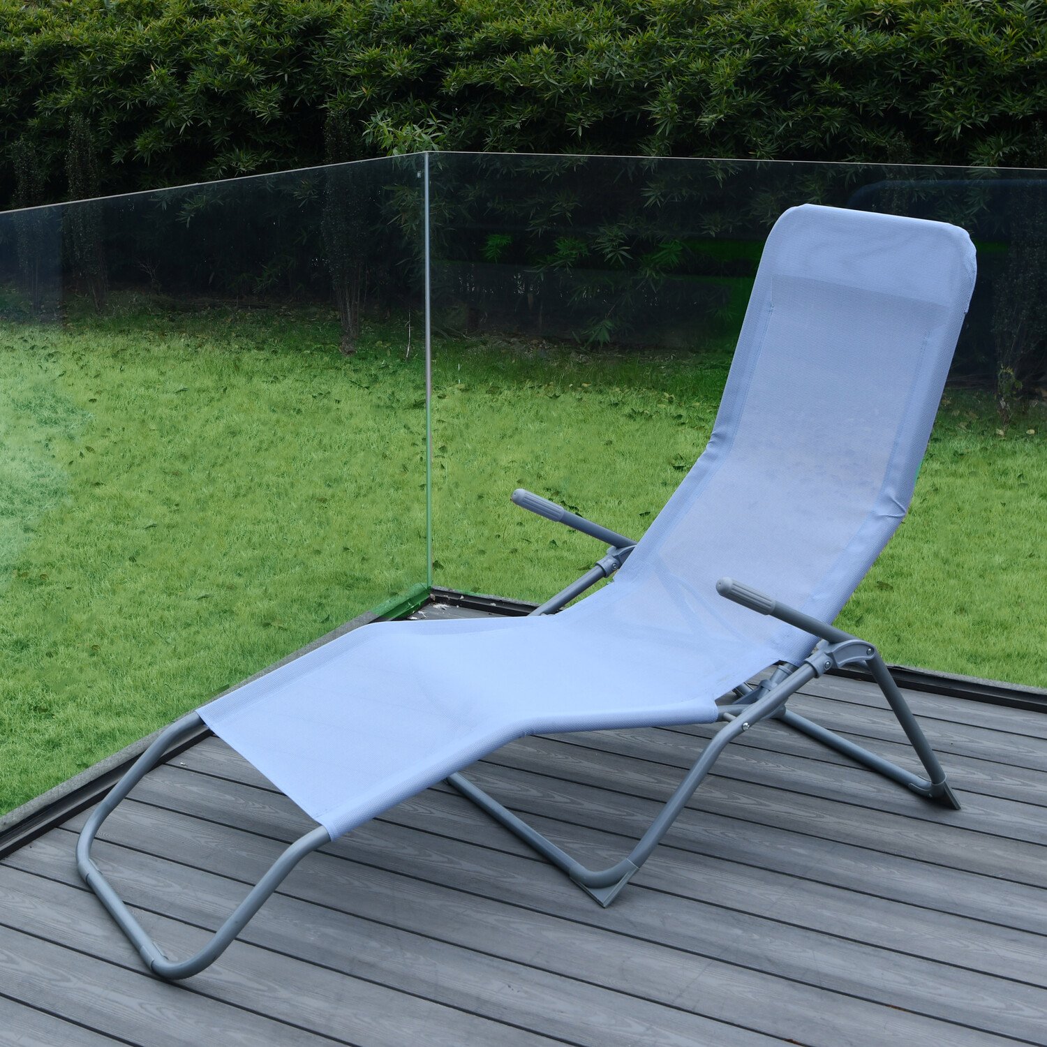 Celestial Blue Barcelona Sun Lounger - Celestial Blue Image 2