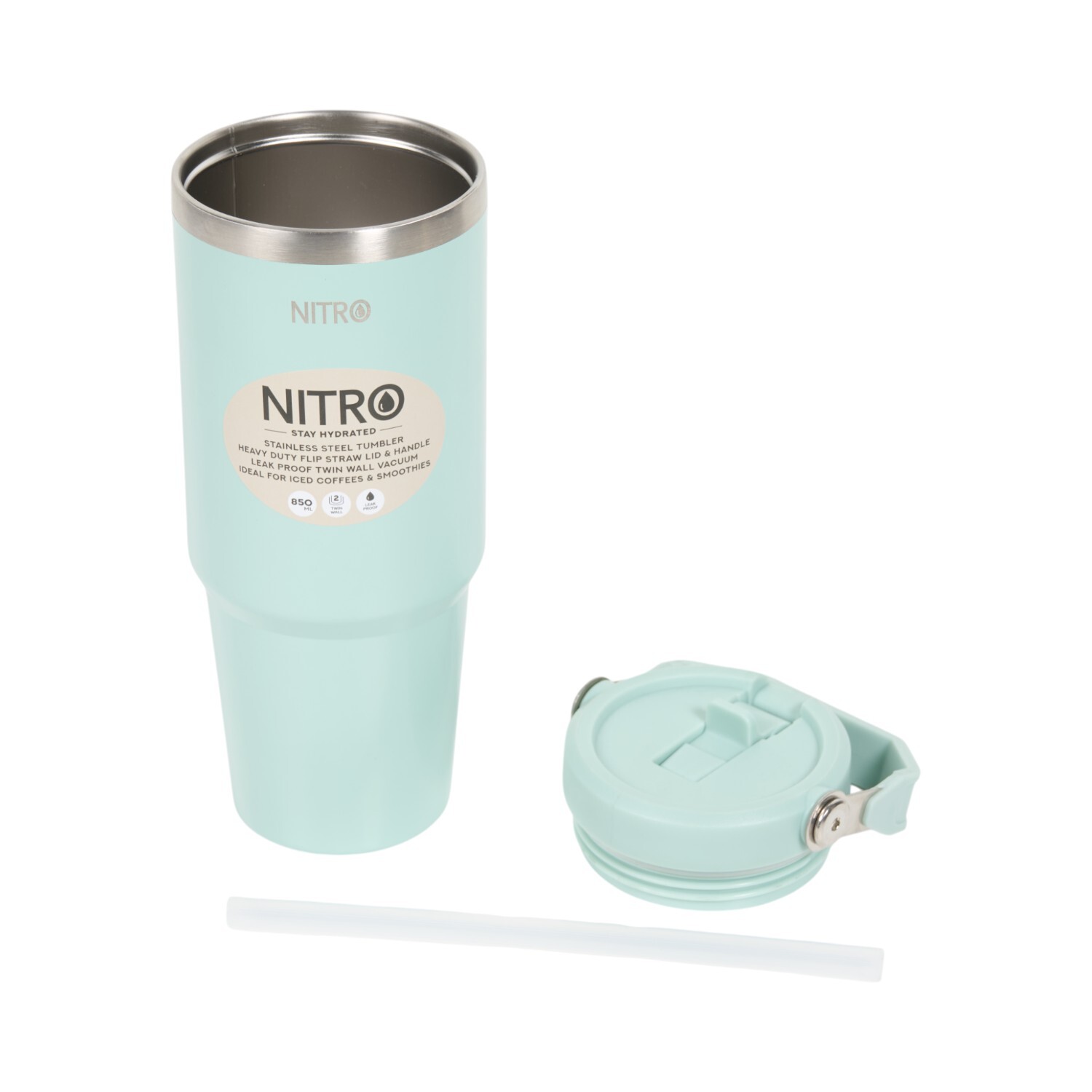 Nitro Pastel Stainless Steel Vacuum Tumbler Image 2