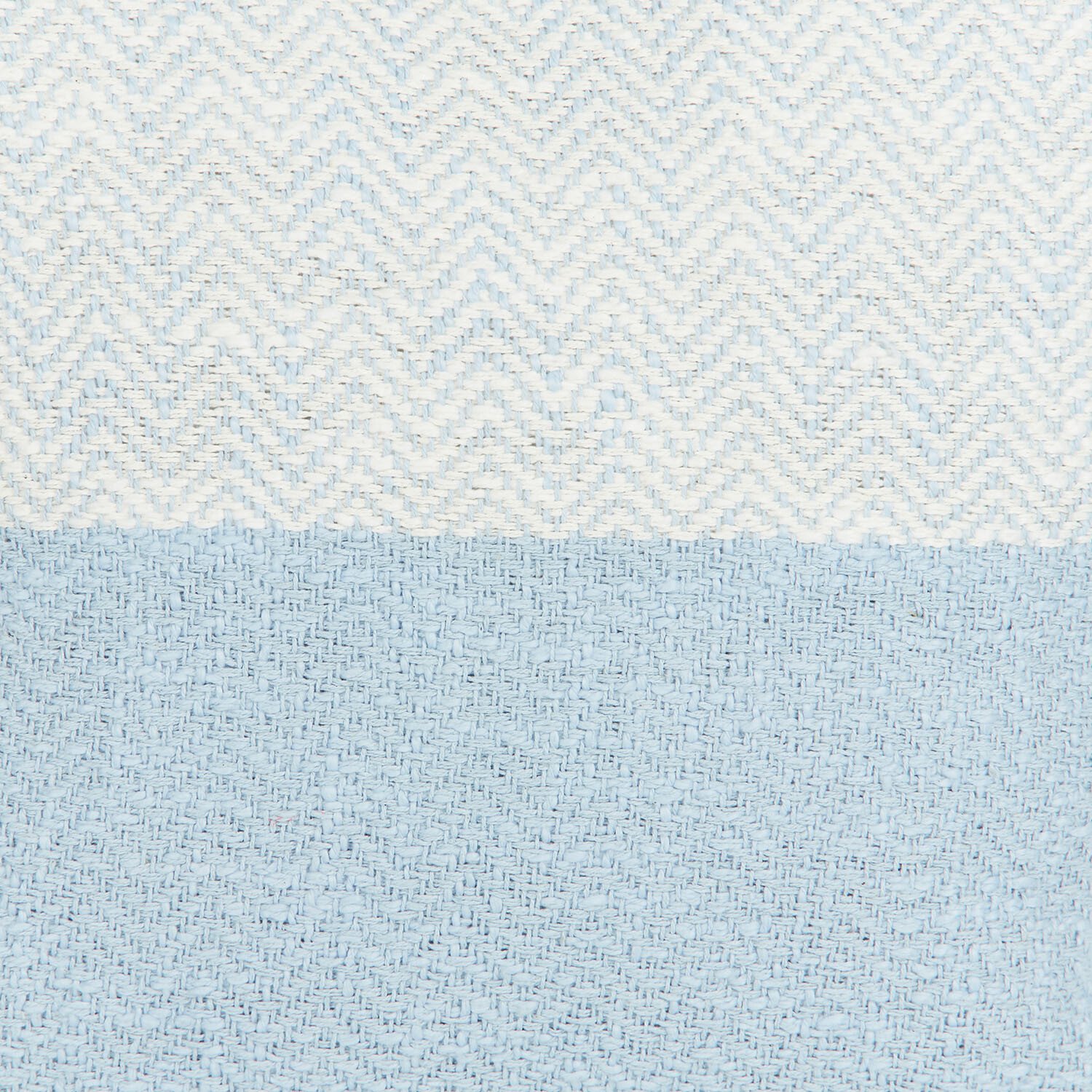 Tofino Herringbone Cushion  - Blue Image 4