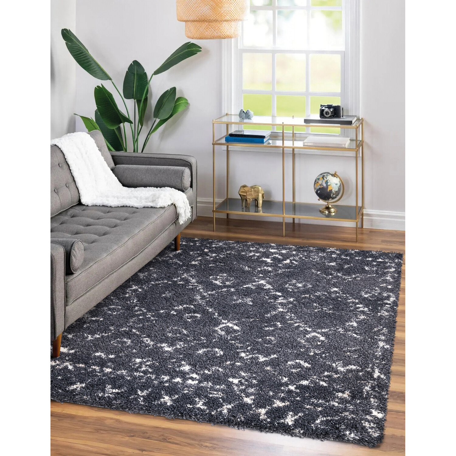 Astrid Nordic Rug - Navy / 66cm Image 2