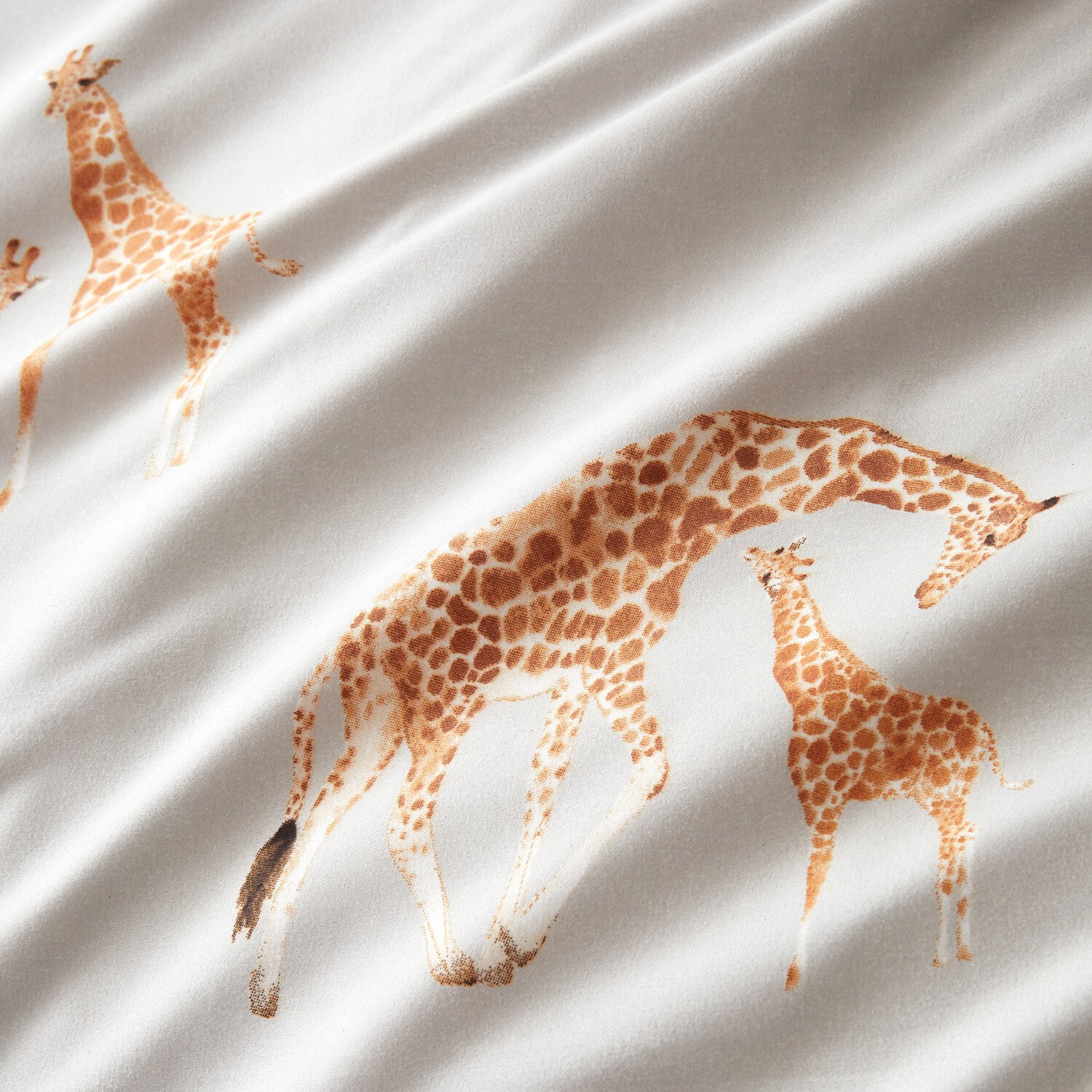 My Home Giraffe Duvet Cover and Pillowcase Set - Natural / Single Image 5