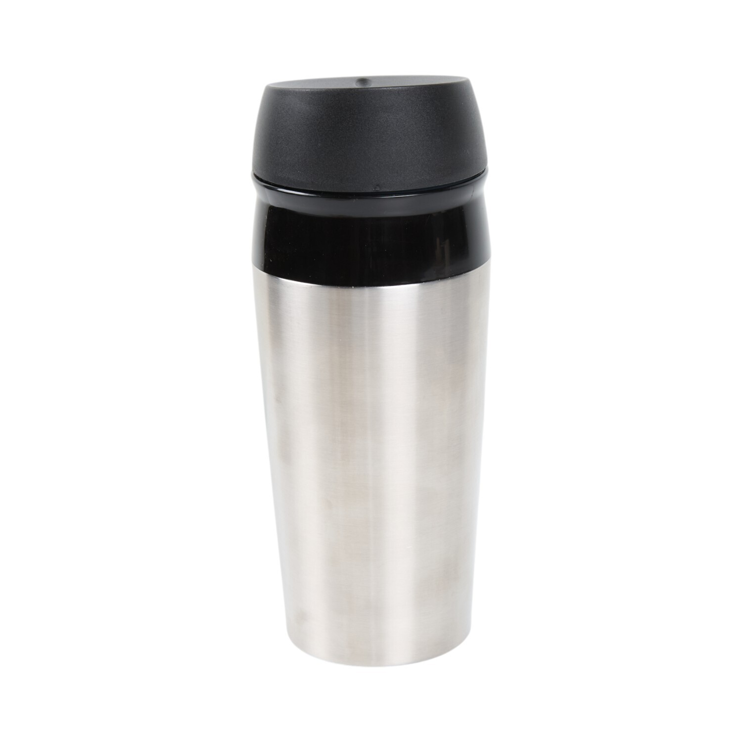 Nitro Stainless Steel Leakproof Push Button Travel Mug Silver Image 2