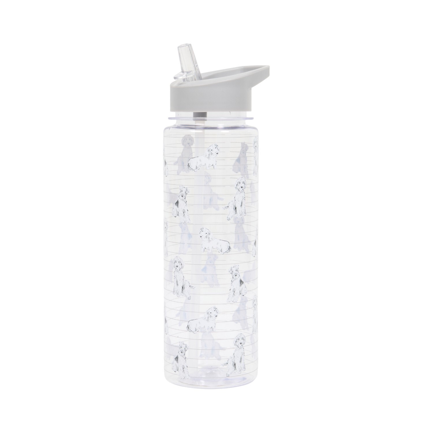 Waggy Tails Sports Bottle Clear Image 4