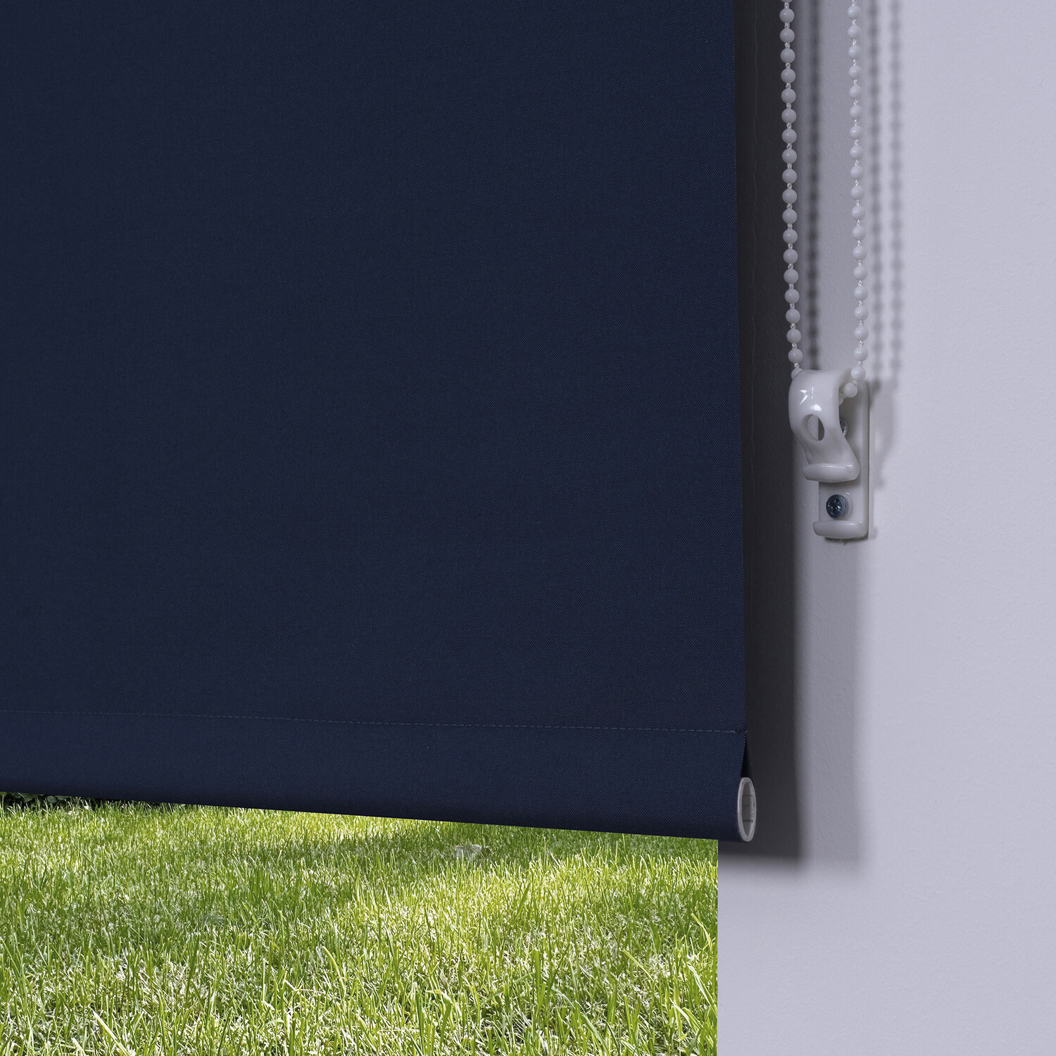 Plain Blackout Blinds - Navy Blue / 90cm Image 2