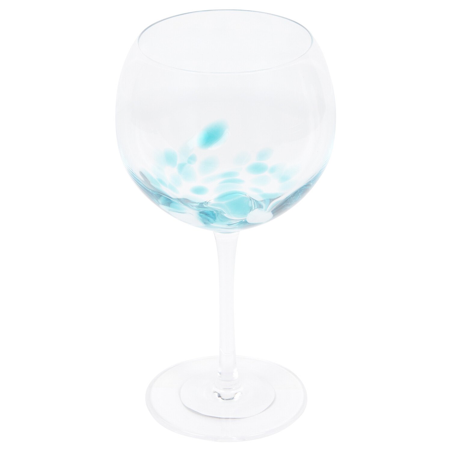 Blue Confetti Gin Glass - Blue Image 3