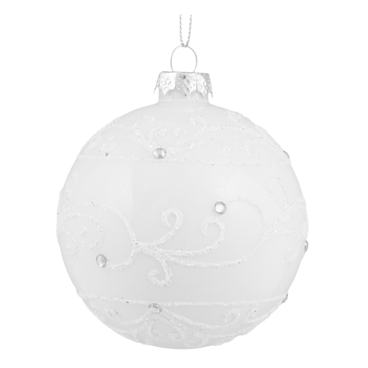 Glitter Swirly Bauble Image 4