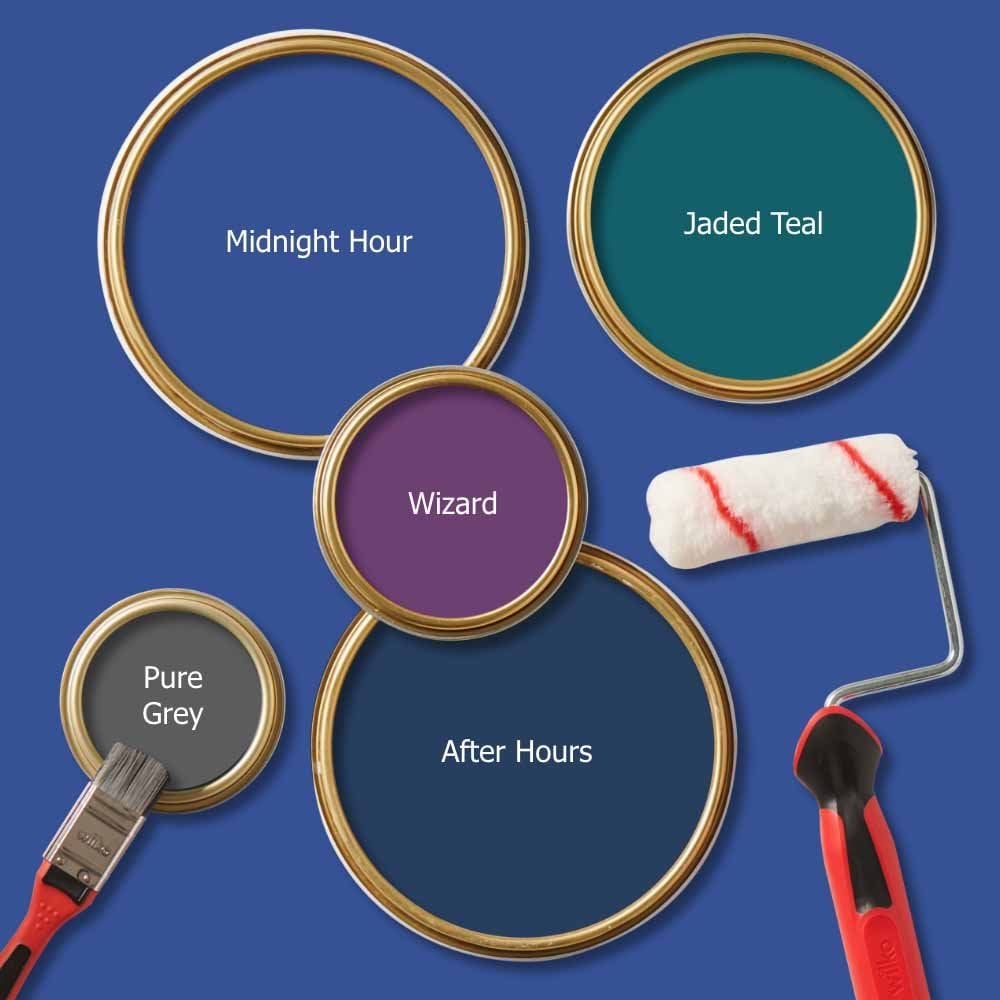 Wilko Tough & Washable Midnight Hour Matt Emulsion Paint 2.5L Image 6