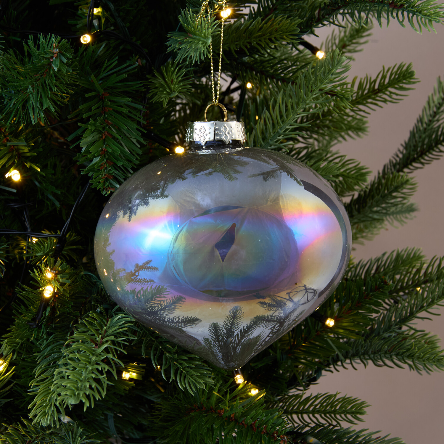 Lustre Mocha Onion Bauble Image 2