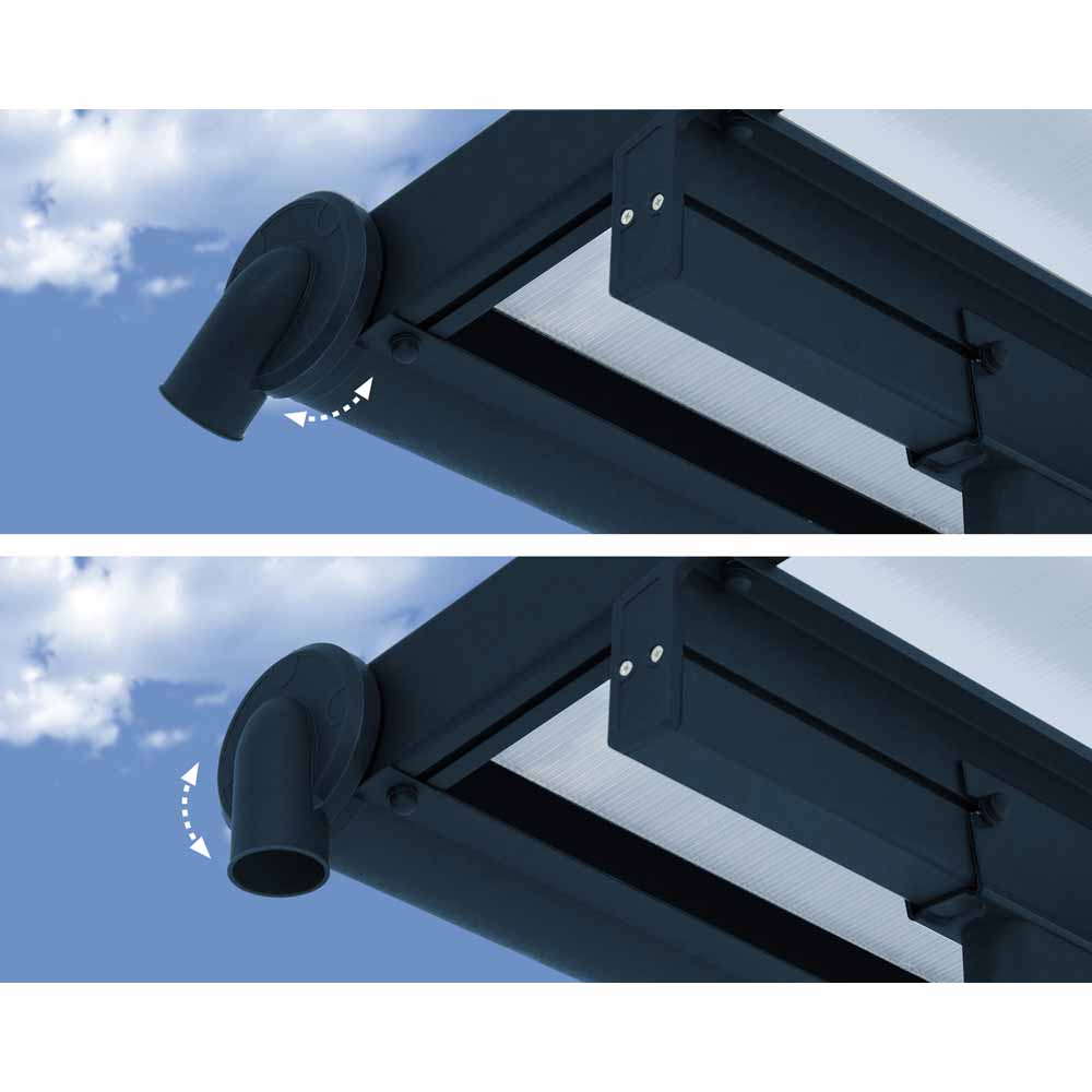 Palram Sierra Grey 3 x 3.05m Patio Cover Image 3