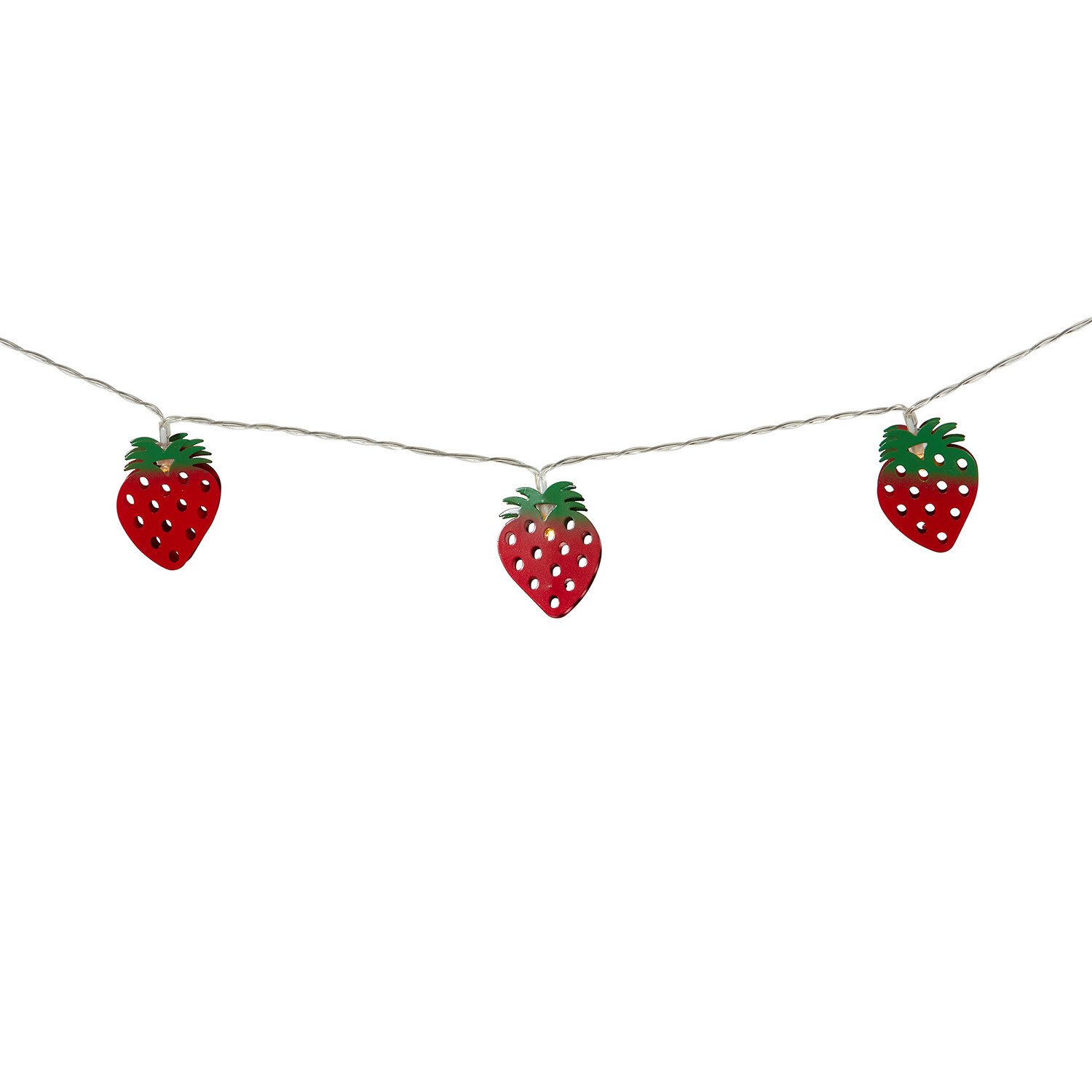 20 LED Strawberry String Light - Red Image 2