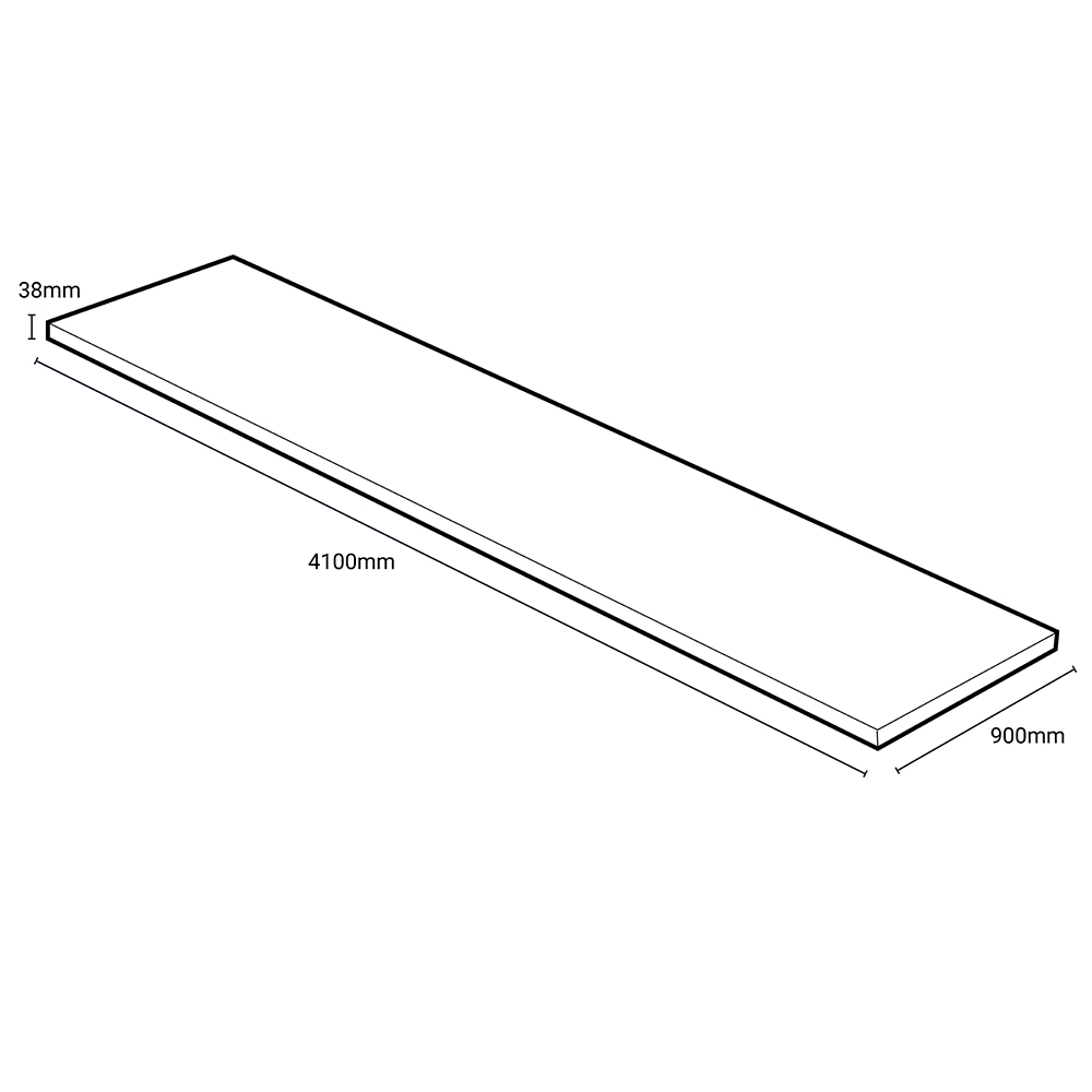 Omega Modern Terrazzo Dune Laminate Square Edge Breakfast Bar 4100 x 900 x 38mm Image 7